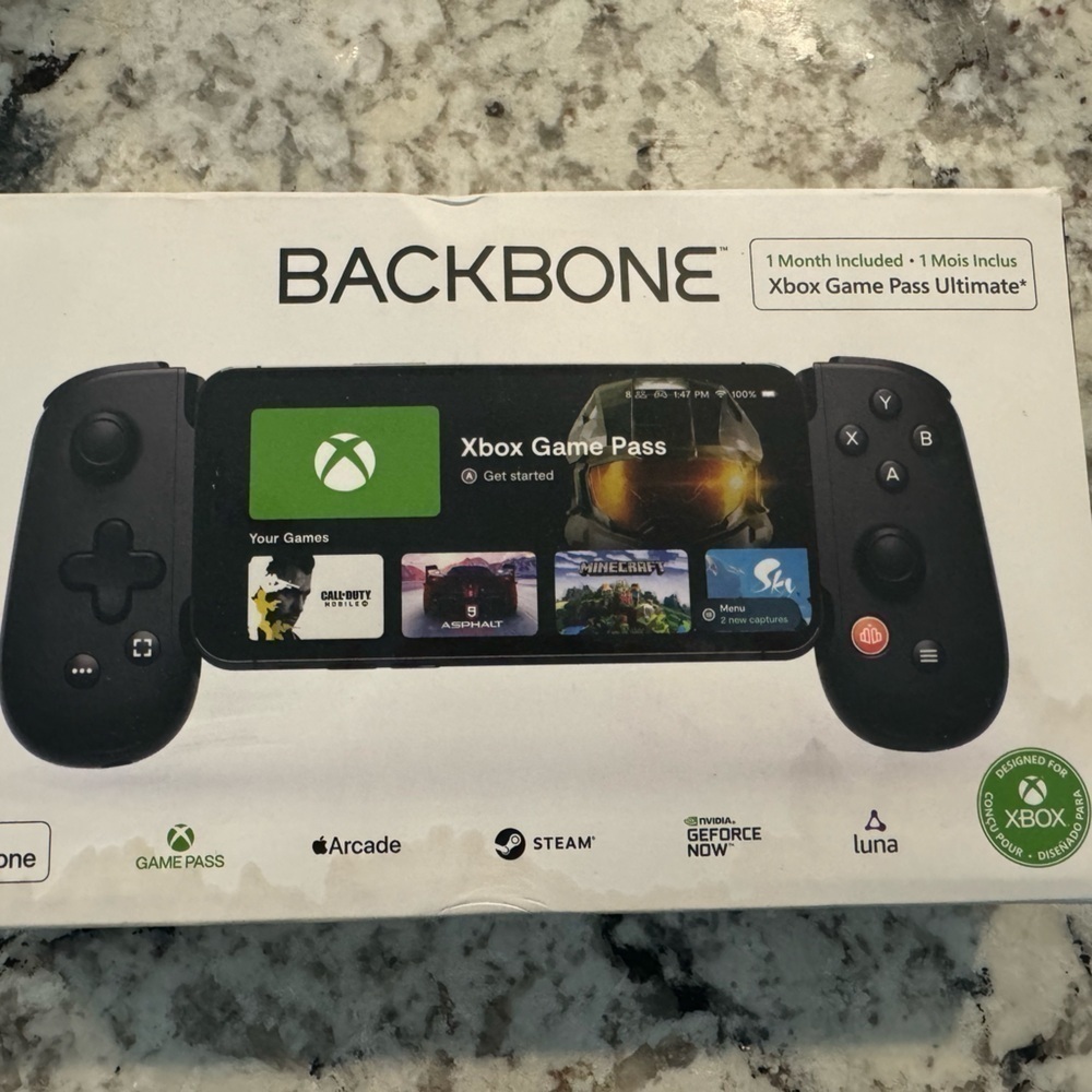 BackBone One Xbox Game Pass Ultimate- iPhone, Game Pass, Arcade, Steam, Luna
